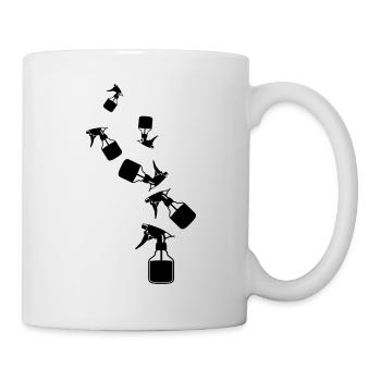 Icône Coiffeur - Mug blanc - blanc - Droite