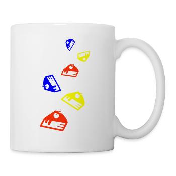 Cake cheesecake icon - Mug - white - Right
