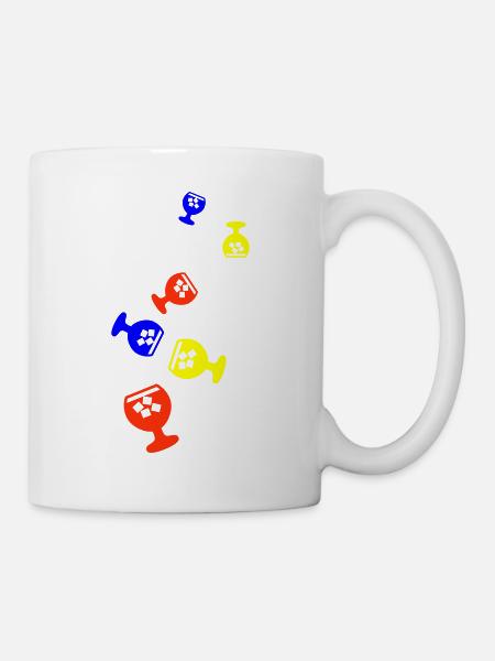 Whisky Icon - Tasse - Weiß