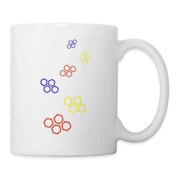 Symbole de l’apiculteur - Mug blanc - blanc - Droite