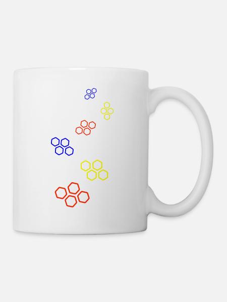 Imker symbol - Tasse - Weiß
