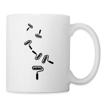 Painter Silhouette icon - Mug - white - Right