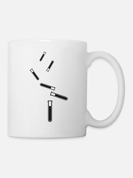 Reagenzglas Symbol - Tasse - Weiß