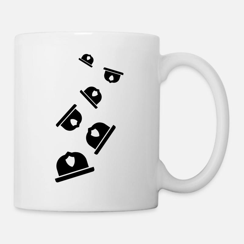 Feuerwehrhelm - Tasse - Weiß