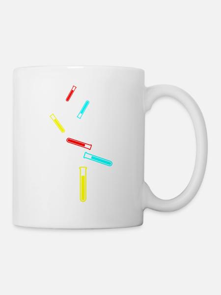 Reagenzglas Symbol - Tasse - Weiß