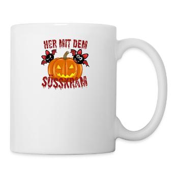Ici avec les trucs sucrés - Mug blanc - blanc - Droite