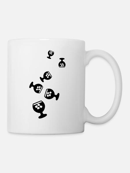 Whisky Icon - Tasse - Weiß
