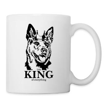 Australian Cattle Dog King of everything Wilsigns - Tasse - Weiß - Rechts