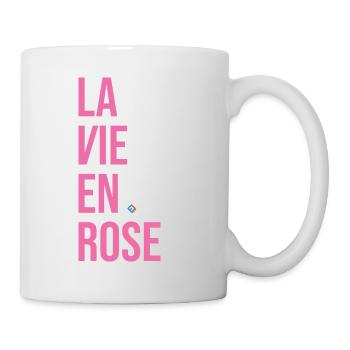 La Vie en Rose - Mug blanc - blanc - Droite