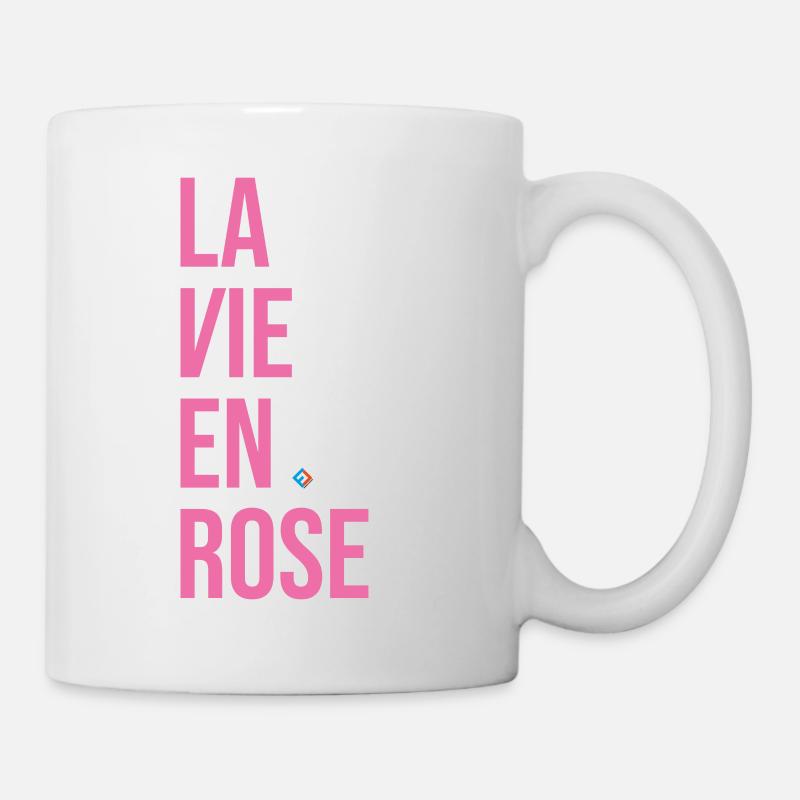 La Vie en Rose - Tasse - Weiß