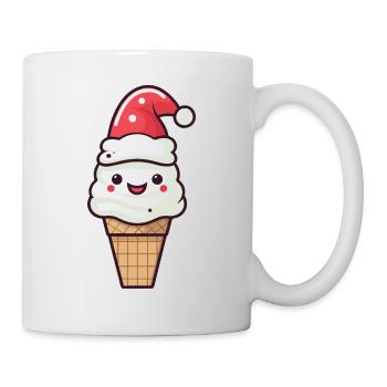 Eis Weihnachten Lecker - Tasse - Weiß - Rechts