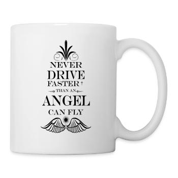 NeverDriveFaster... [dark] - Mug - white - Right