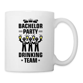 Enterrement de vie de garçon Équipe de beuverie Jga - Mug blanc - blanc - Droite