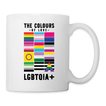The colours of love. - Mug - white - Right