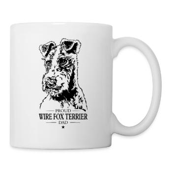 Wire Fox Terrier Dad Dogs Fox Terrier Wilsigns - Mug - white - Right
