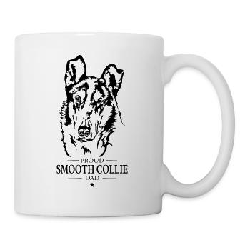 Smooth Collie Kurzhaar Dad Hunde Hund Wilsigns - Tasse - Weiß - Rechts