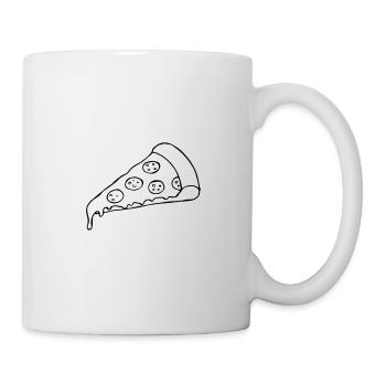 pizza - Mug blanc - blanc - Droite