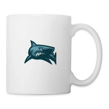 Shark / Shark motif gray - Mug - white - Right