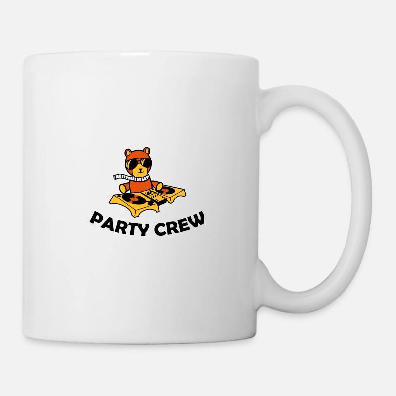 party crew - Tasse - Weiß