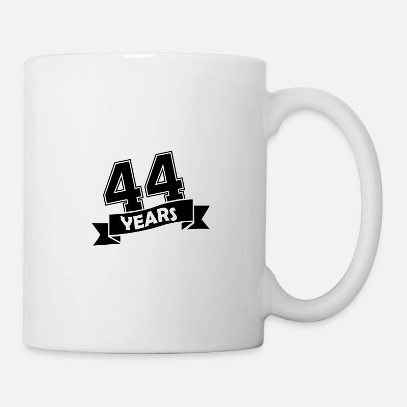 44 ans - Mug blanc - blanc