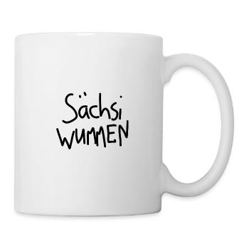 Sachsen Spruch - Tasse - Weiß - Rechts