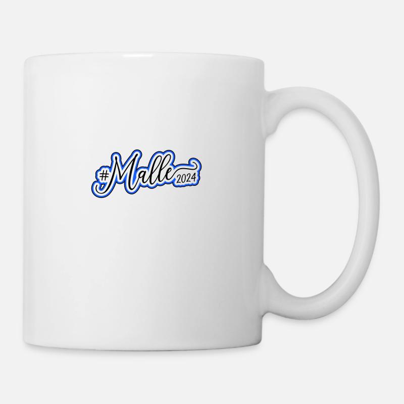Malle 2024 Palme Mallorca - Tasse - Weiß