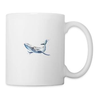 Wal - Tasse - Weiß - Rechts