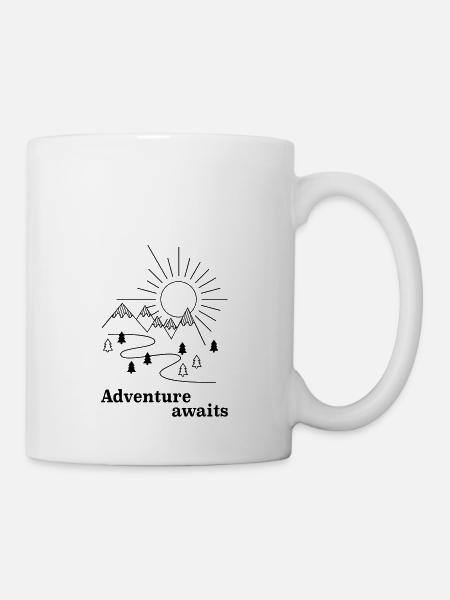Aventure - Mug blanc - blanc