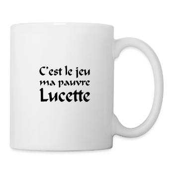 C est le jeu lucette - Mug blanc - blanc - Droite