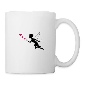 fee herzen - Tasse - Weiß - Rechts