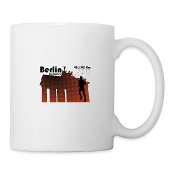 Berlin marathon - Mug blanc - blanc - Droite