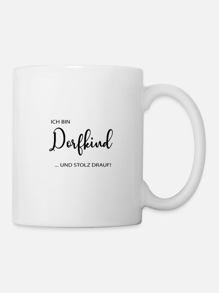 Dorfkind - Tasse - Weiß