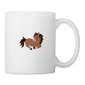 Pony Shirt · niedliches Pferdchen · Geschenk - Tasse - Weiß - Rechts