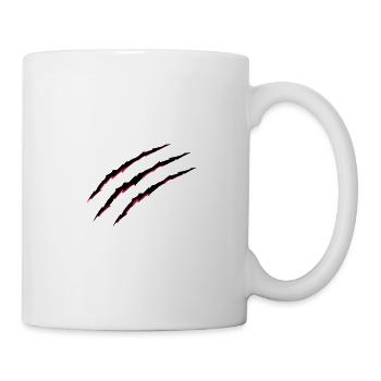 claws blood - Mug - white - Right