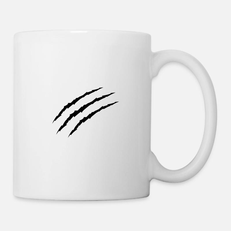 krallen - Tasse - Weiß