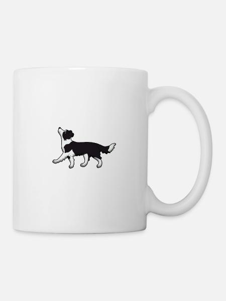 Obedience Border Collie - Mug blanc - blanc
