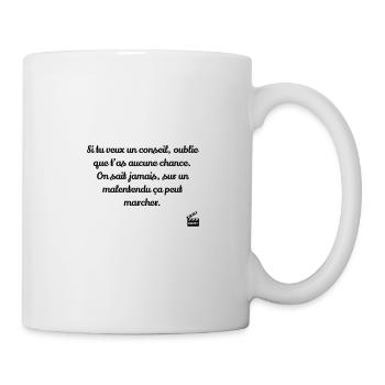 Sur un malentendu ça peut marcher / Les Bronzés - Mug blanc - blanc - Droite