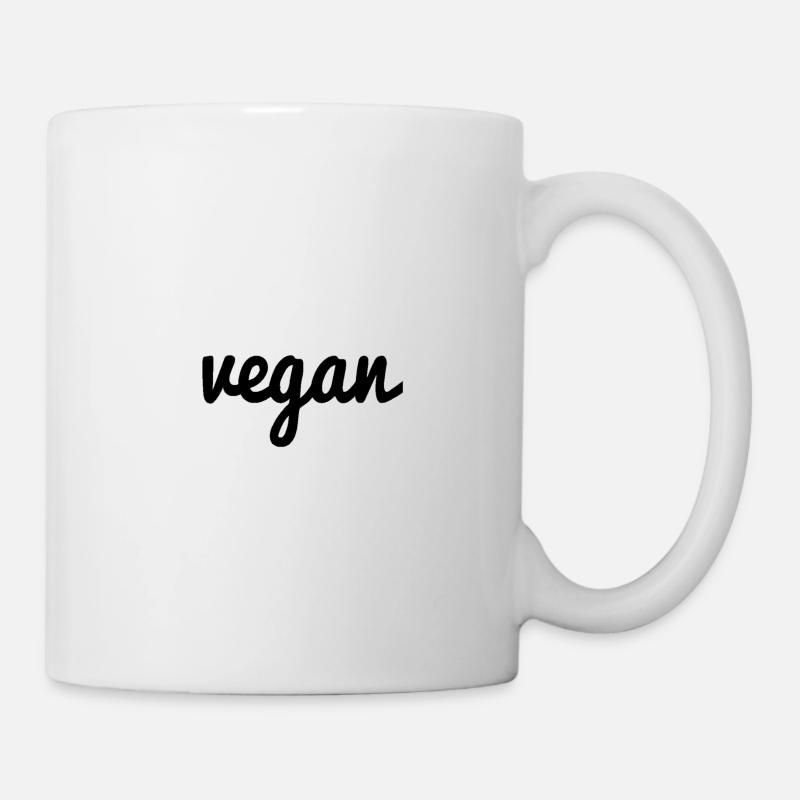 vegan - Tasse - Weiß