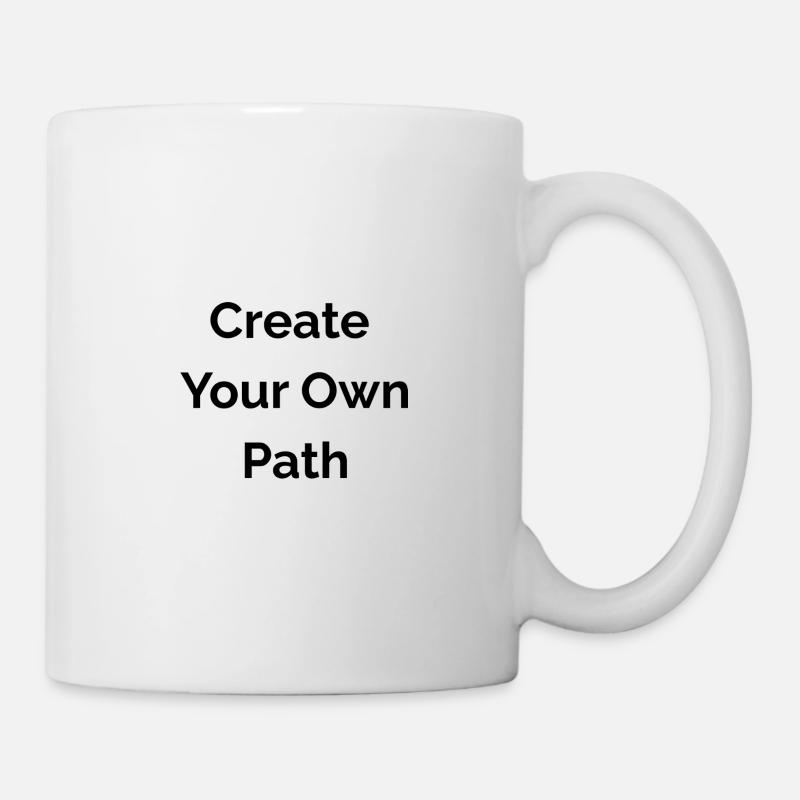 Create your own path - Mug - white