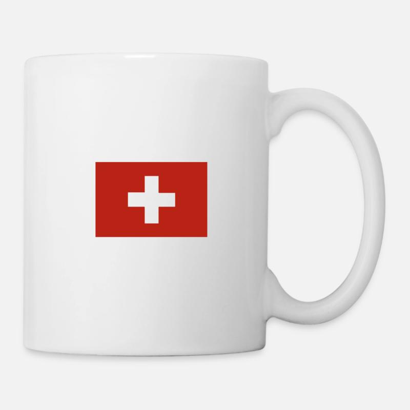 Suisse - Mug blanc - blanc