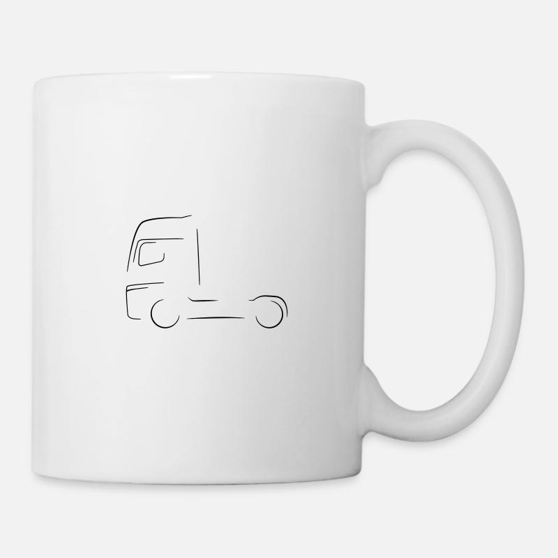Truck silhouette - Mug - white