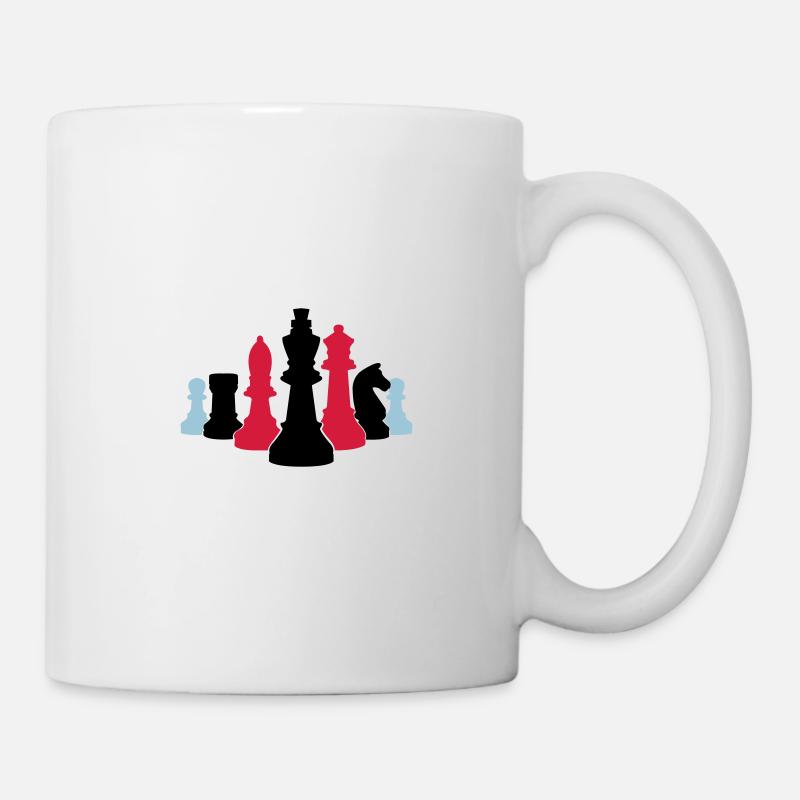 échecs 002 - Mug blanc - blanc