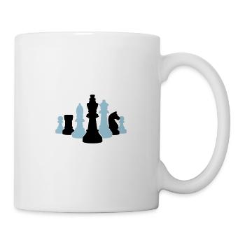 schach 001 - Tasse - Weiß - Rechts