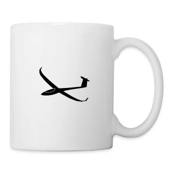 Segelflugzeug Segelflieger gleiten Flugzeug Pilot - Tasse - Weiß - Rechts