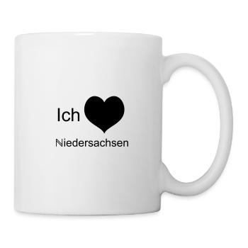 Liebeserklärung Niedersachsen - Tasse - Weiß - Rechts