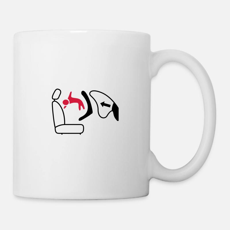 Airbag Kindersitz - Tasse - Weiß