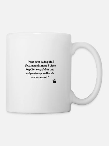 Crêpe au sucre ! Les Bronzés font du ski / Humour - Mug blanc - blanc