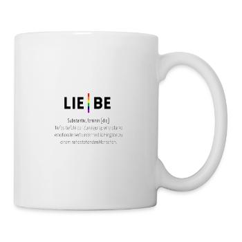 Liebe auf den ersten Klick! - Tasse - Weiß - Rechts