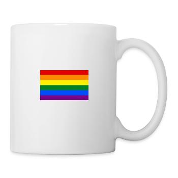 logo LGBT - Mug blanc - blanc - Droite