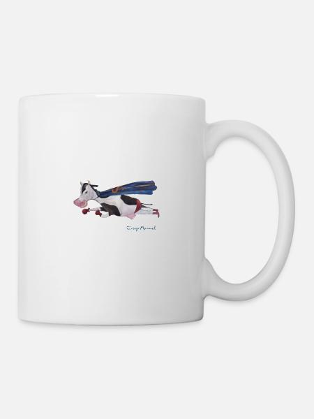 Super Kuh - Tasse - Weiß